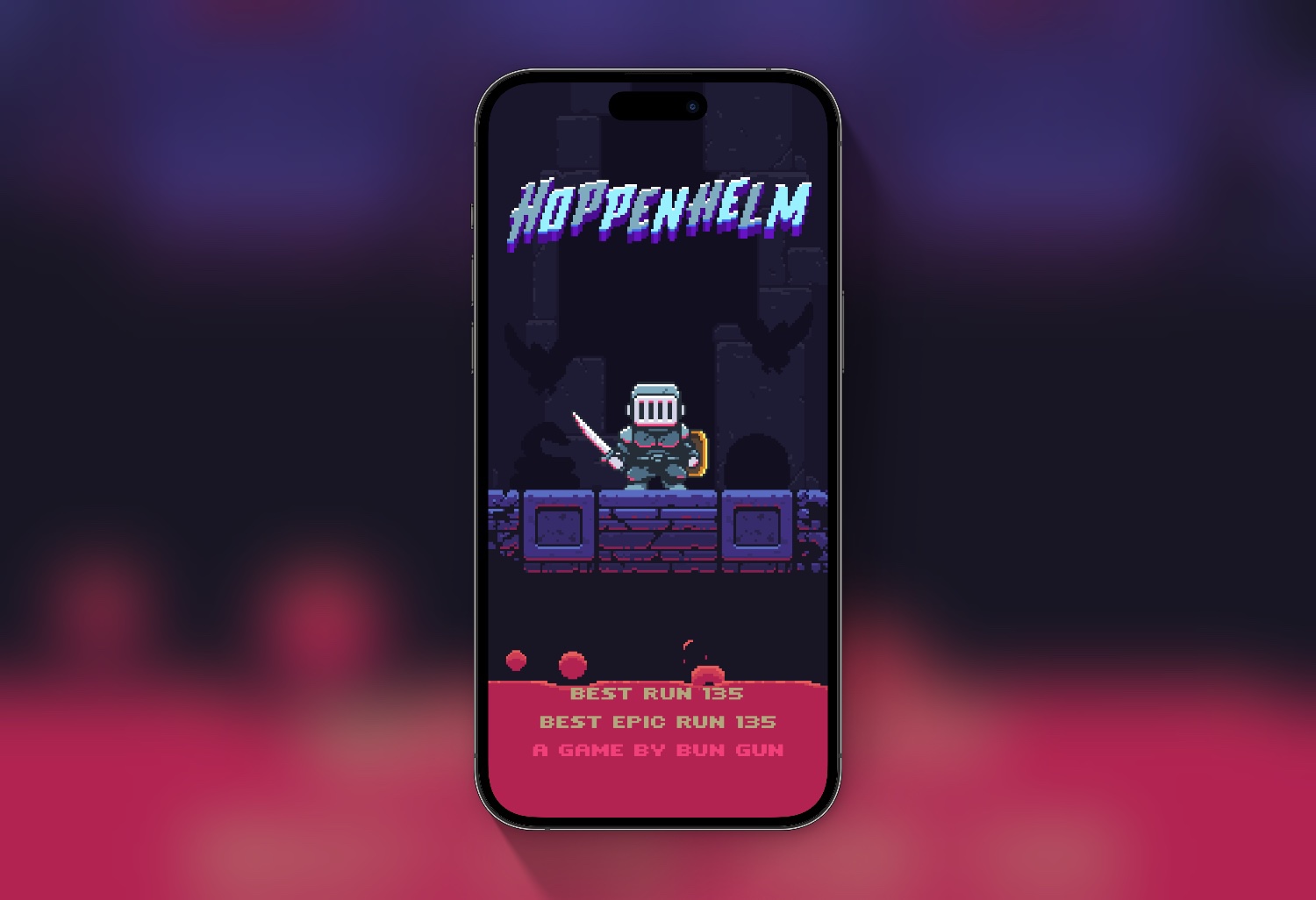 Best iPhone games Hoppenhelm retro game